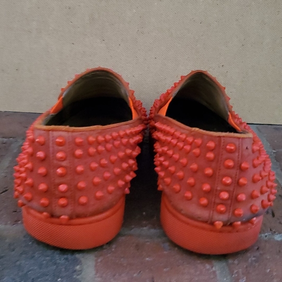 Christian Louboutin Red Roller-Boat Men's Flat - Picture 5 of 8